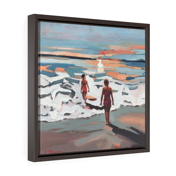 Framed limited edition canvas reproduction of “The Leader”