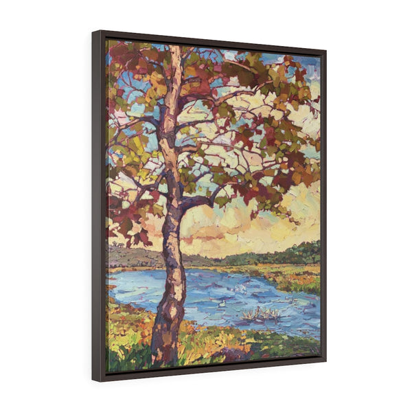 Framed Limited edition canvas reproduction of “Fall in the light”
