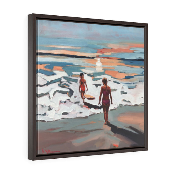 Framed limited edition canvas reproduction of “The Leader”