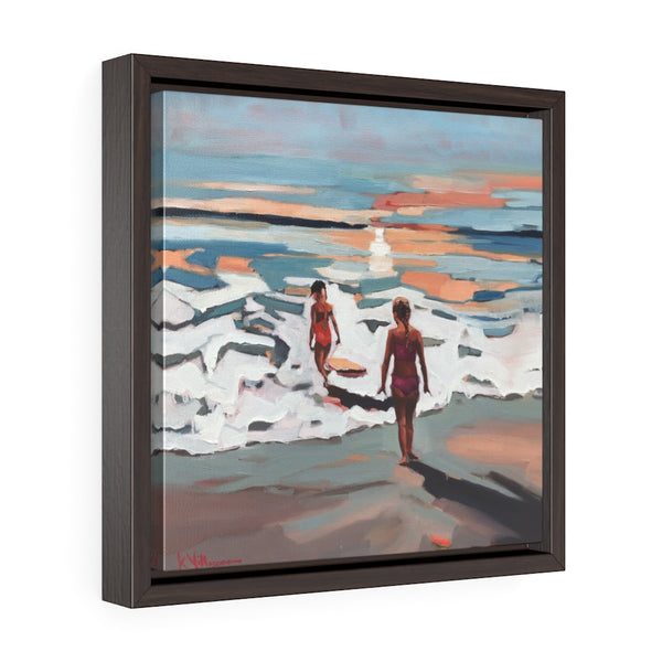 Framed limited edition canvas reproduction of “The Leader”