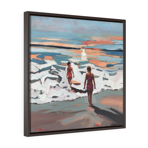 Framed limited edition canvas reproduction of “The Leader”