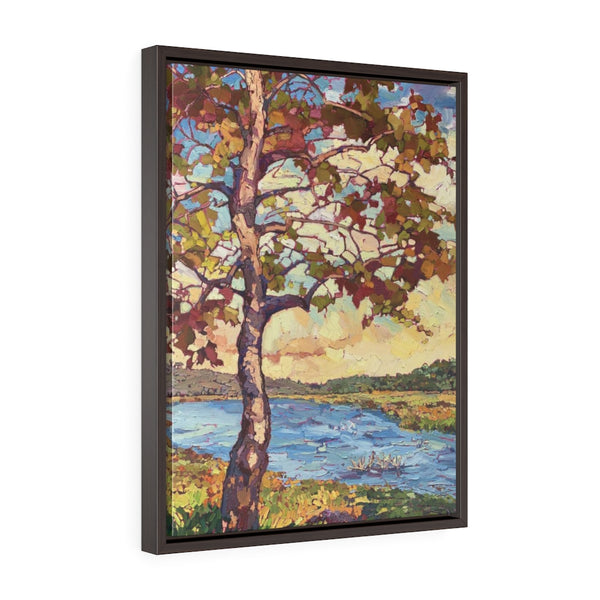 Framed Limited edition canvas reproduction of “Fall in the light”