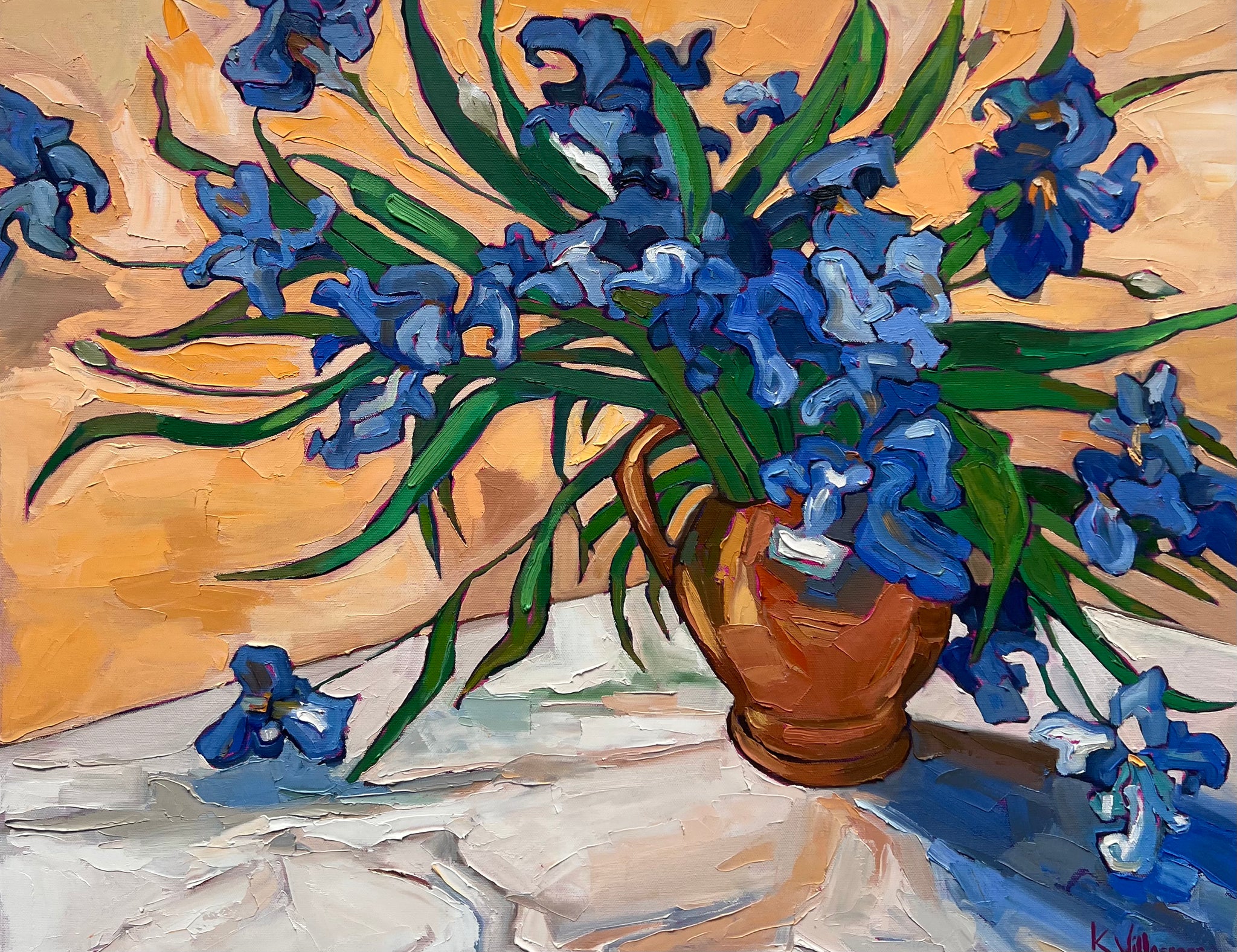 “Van Goghs Irises” SOLD