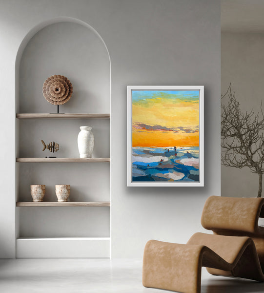 framed limited reproduction of "Golden Hour"