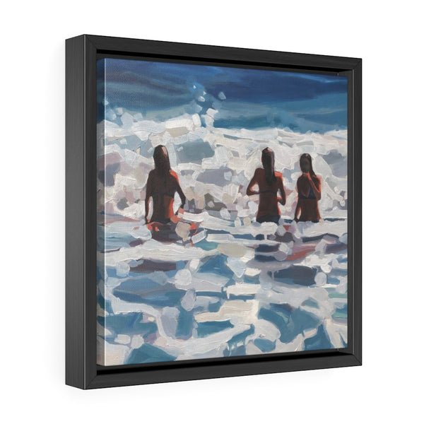 framed limited edition canvas reproduction of "Summer Sisters"
