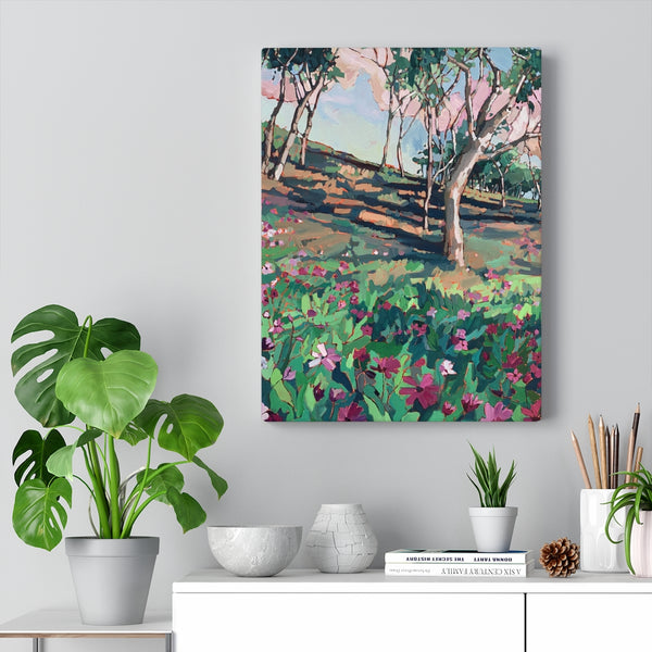 limited edition canvas prints of "Peace Love & Flowers"