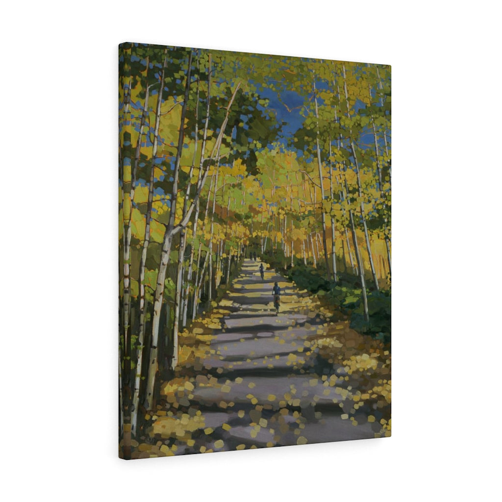 Limited edition canvas reproduction of "October Gold"